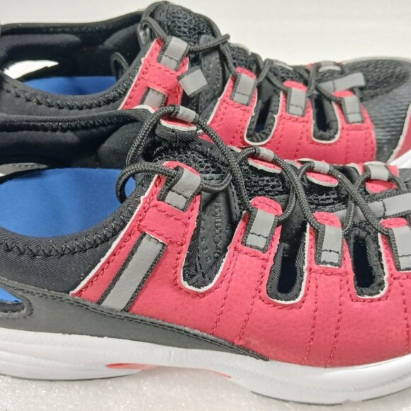 Dr. Comfort Red & Black Athletic Walking Shoes Women's 6W Extra Wide EUC - Picture 9 of 13